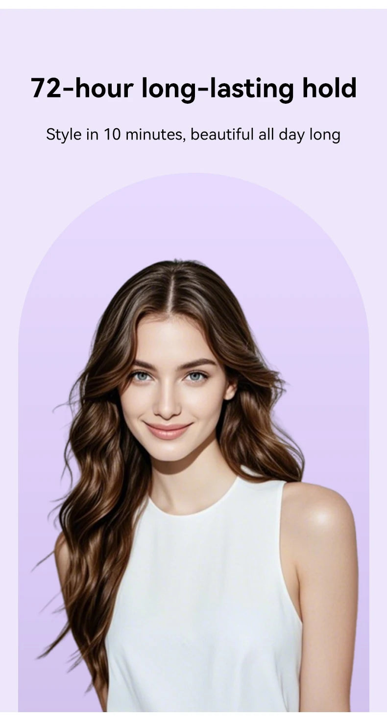 Rizador automático de cabello con iones negativos