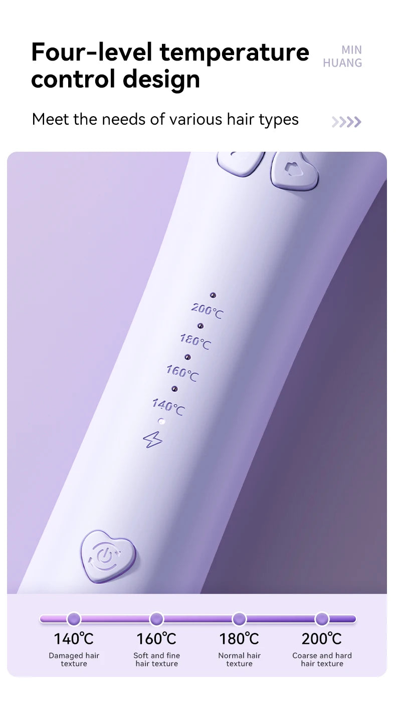 Rizador automático de cabello con iones negativos