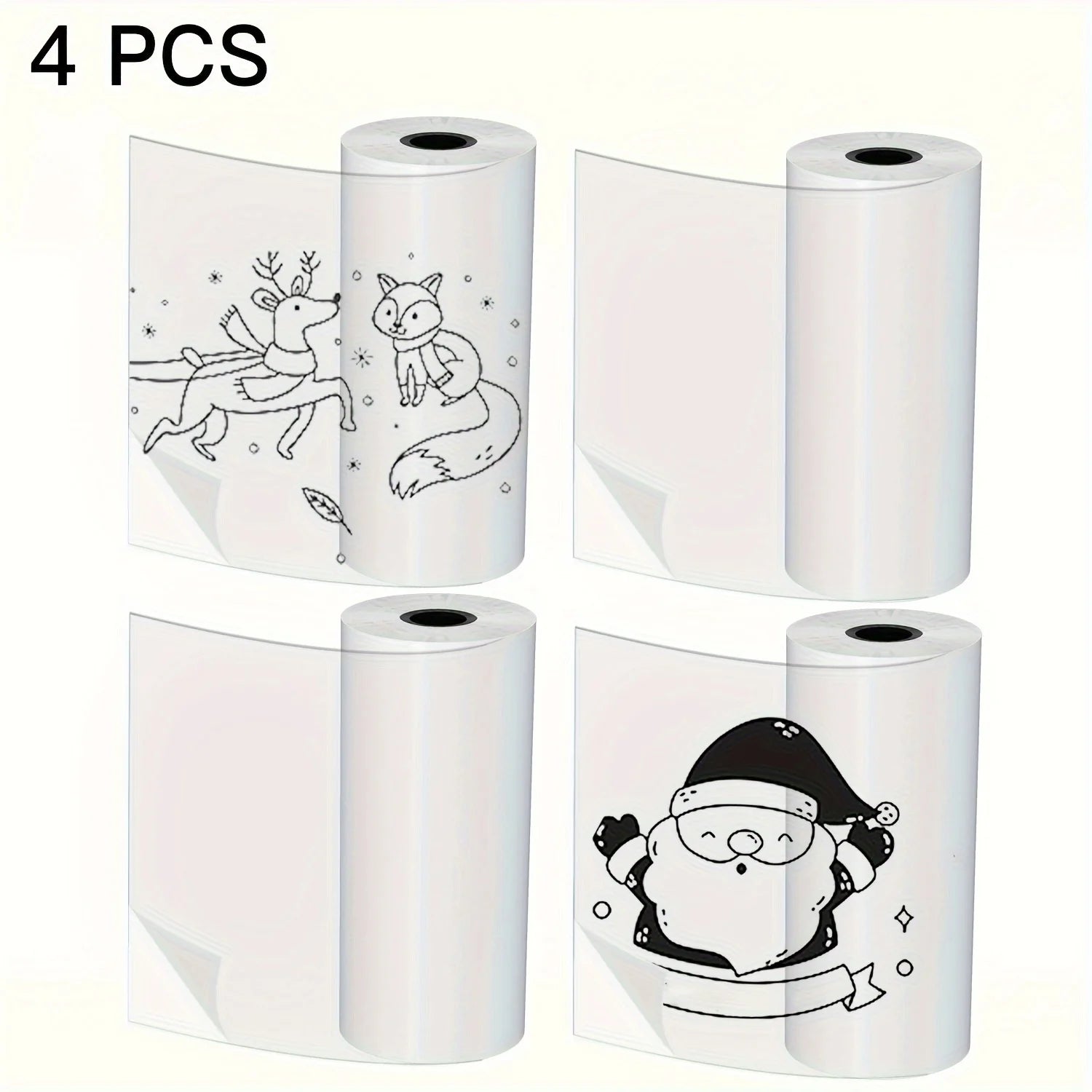 Papel térmico autoadhesivo transparente