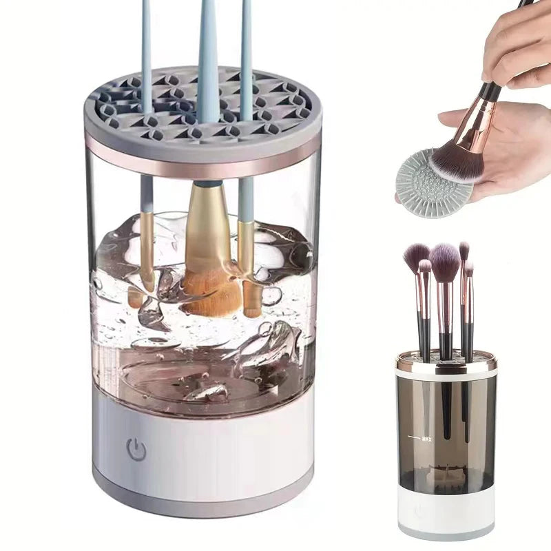Limpiador Eléctrico de Brochas de maquillaje