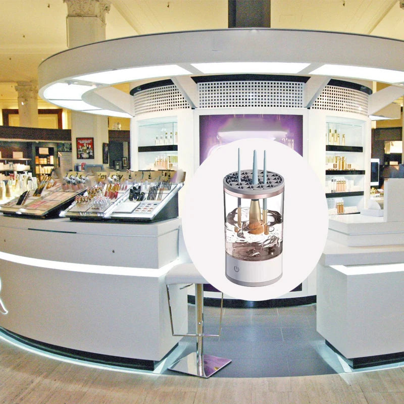 Limpiador Eléctrico de Brochas de maquillaje