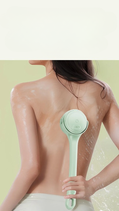 Cepillo Eléctrico de Ducha con Mango Extensible – Llega Donde Tus Manos No Llegan