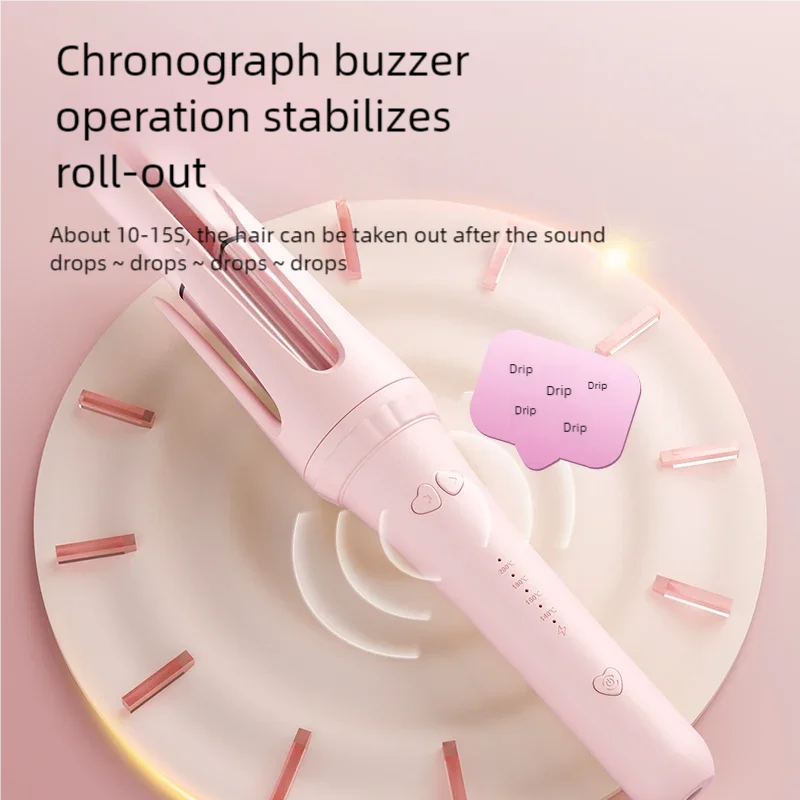 Rizador automático de cabello con iones negativos